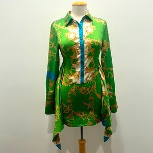 GARY WOOD,  LONG SLEEVE MINI DRESS, SIZE SMALL, BRAND NEW